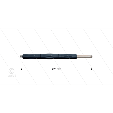 RP10 Lanze - L=225mm - gerade - Edelstahl - Isolierung L=195