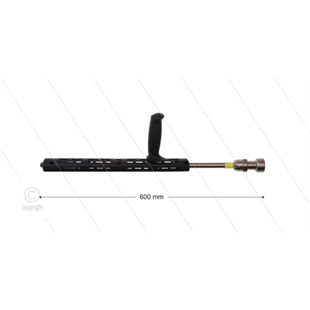 RP72 Schaumlanze - L=60cm - Düse 2,3 - 1/4" AG - gelbe Marki