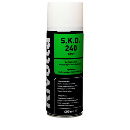 S.K.D. 240 Synthetisches Hochtemperatur-Kettenöl 400 ml Spraydose