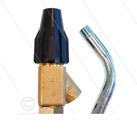 Sandstrahlkopf Inter No.2 - 0.060 - Eingang: 1/4" IG