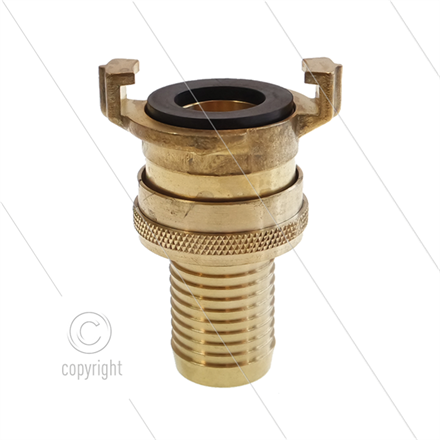 Saugkupplung - Messing - Geka - Ø25mm - 1" Schlauchtülle