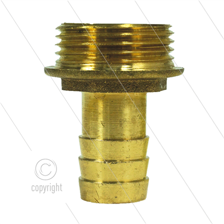 Schlauchtülle - Messing - Ø20mm - 1" AG