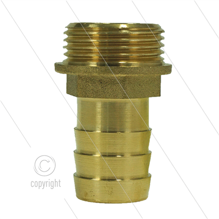 Schlauchtülle - Messing - Ø20mm - 3/4" AG