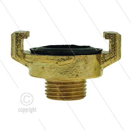 Schnellkupplung - Messing - Geka - 1/2" AG