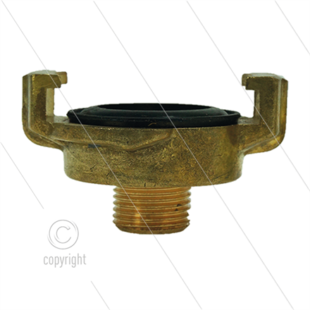Schnellkupplung - Messing - Geka - 3/8" AG