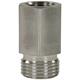 SCREW CONNECTOR 1/4"F-M16X1,5M STAINLESS STEEL