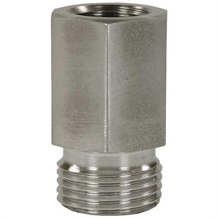 SCREW CONNECTOR 1/4"F-M16X1,5M STAINLESS STEEL