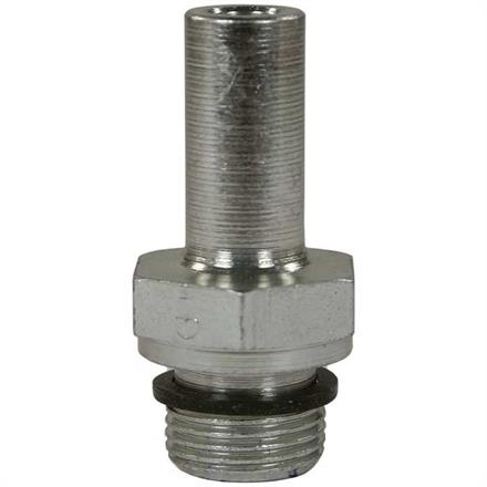 SCREW CONNECTOR 3/8"M-12MM PIPE ZINC-PLATED STEEL