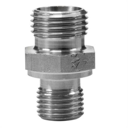 SCREW CONNECTOR M18X1,5M:3/8"M STAINLESS STEEL