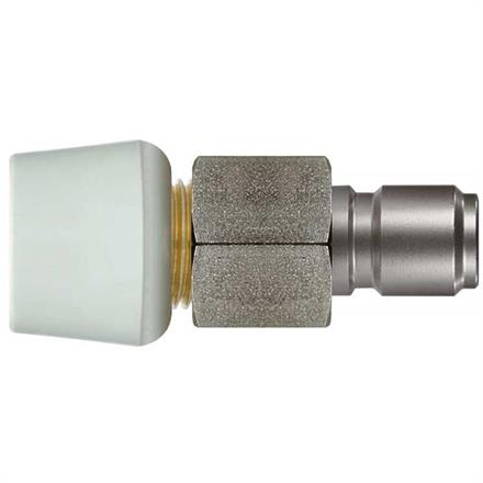 SHORT FOAMNOZZLE 50200 BRASS WITH PROTECTOR