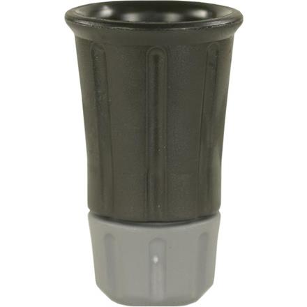 SOCKET 1/4"F WITH NOZZLE PROTECTOR BLACK