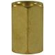 SOCKET HEXAGON 1/4F-1/8F BRASS