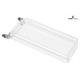 Splash-quard-68 with mounting-brackets WMA 180x68x30 transparent