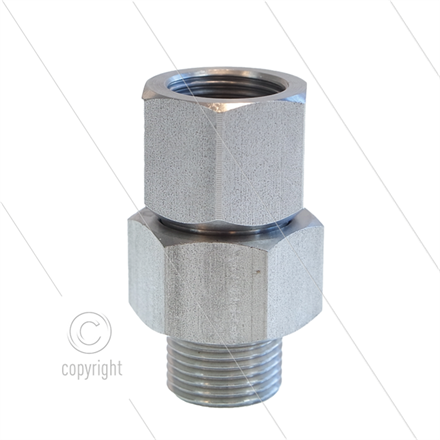 ST310 - Drehgelenk - Edelstahl - 350 Bar - 3/8" IG x 3/8" AG