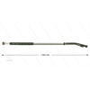 ST85 - flexibele Lanze - L=1500mm - Stahl verzinkt - 210 Bar