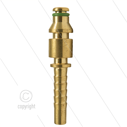 Stecknippel - Messing - DN06 (1/4") - passend zu ALTO