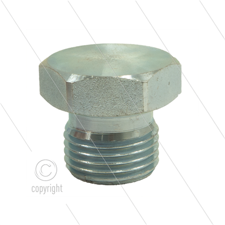 Stopfen sechskant - Stahl - 3/8" AG - BSP