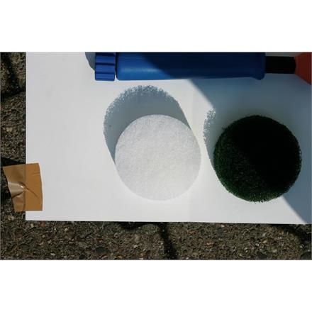 SUPER PADS D=305MM WHITE (5 PCS.)