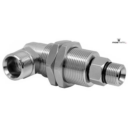 Swivel-90° mit Schottgewinde, TC/rf - DYG-06-90° M22x1,5-M G1/4"M60°