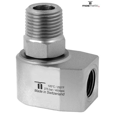 Swivel-90° ,stainless WDC-12 G1/2"F G1/2"kM H=34 ø17
