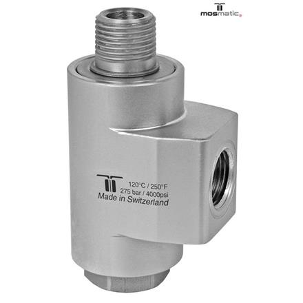 Swivel-90° with ball bearings + protection ring, ss WDBS-10 G3/8"F G3/8"kM H=56 ø17