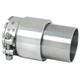SWIVEL COUPLING 50MM SS WITH PIPE CLAMP
