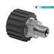 Swivel-coupling stainless/plastic-red DKS-06 M22x1,5-F G3/8"M