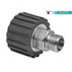 Swivel-coupling stainless/plastic-red DKS-06 M22x1,5-F M18x1,5-M