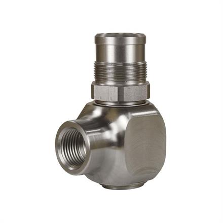 SWIVEL ELBOW ST-322 1/2"F:M28x1,25 SS
