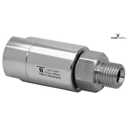 Swivel-heavy-duty triple-bearing-system, stainless DGL-06 G1/4"F G1/4"M