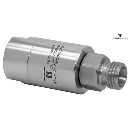 Swivel-heavy-duty triple-bearing-system, stainless DGL-06 G1/4"F M14x1,5-M