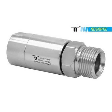 Swivel-heavy-duty triple-bearing-system stainless DGLI-06 G1/4"F M21x1.5-M