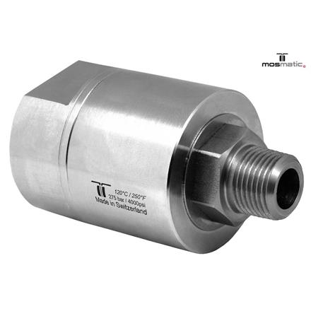 Swivel-Hi-Flo single bearing system, stainless DGE-10 G3/8"F G3/8"kM