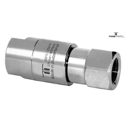 Swivel-inline dual-bearing-system, stainless DGS-06 G1/4"F G1/4"F