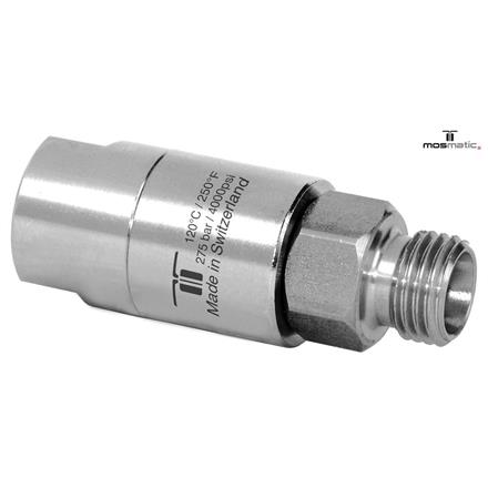 Swivel-inline dual-bearing-system, stainless DGS-06 G1/4"F M14x1,5-M