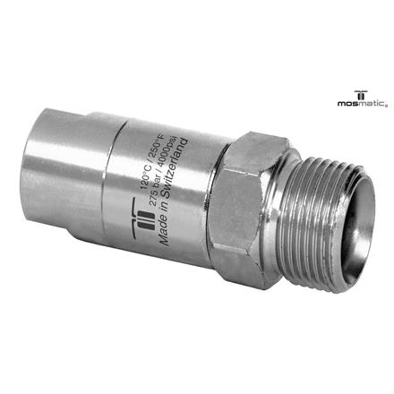 Swivel-inline dual-bearing-system, stainless DGS-06 G1/4"F M22x1,5-M