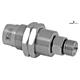 Swivel with bulkhead fitting, Carbid/stainless DYG-06 G1/4"F G3/8"M