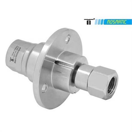 Swivel with flange, ceramic/stainless DXF-06 G3/8"F G3/8"F