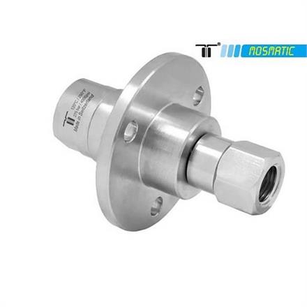 Swivel with flange, stainless DGF-06 G3/8"F G1/4"F