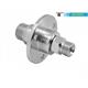 Swivel with flange, stainless DGF-06 M22x1,5-M G3/8"M