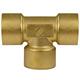 T-CONNECTION BRASS 3/8"F 350 BAR