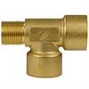 T-CONNECTION BRASS 3/8"F/F/M 350 BAR