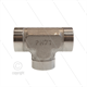T-Stück - Edelstahl - 3 x 1/2" IG BSP - 400 Bar