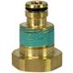 TURBO NOZZLE ADAPTER 1/4F/K-LOCK M BRASS