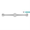 Turbo-Rotor-Arm w-fixed-11°, stainless, welded TKA-2w2 ø250 G3/8"F 2x1/4"NF