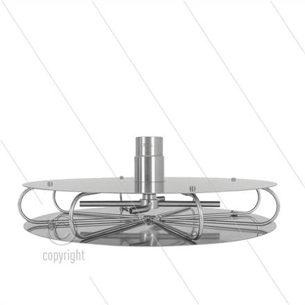 TXS-2f - Schachtreiniger mit Schutzblech - Edelstahl - Ø300m