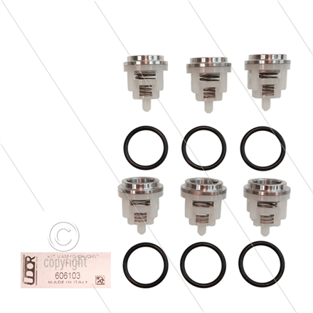 Udor Kit 3 - Ventilsatz (6x) - Serie G + GK + GW