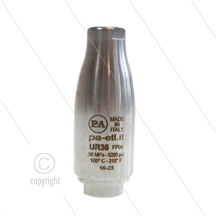 UR36 Rotordüse 0.040 - 1/4" IG - 360 Bar