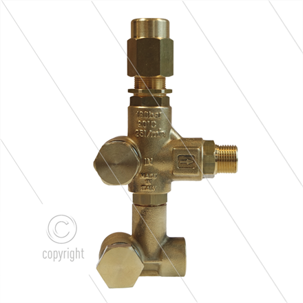 VB135 Druckregelventil für Speck NP10 - 160 Bar - 25 l/min - max 90°C - Eingang: 3/8"