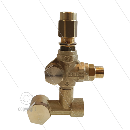 VB35 Druckregelventil - für Interpump Serie E1 - E2 - E3 - 220 Bar - 25 l/min - max 90°C
